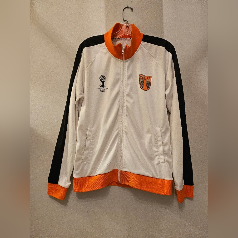 2014 Fifa World Cup Brasil Team Netherlands Graphic Zip Up | Size Medium